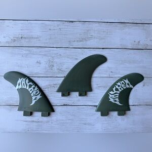 Authentic FCS GMB Mayhem Matt Biolos ...Lost Thruster Surfboard Tri Fin Set Fins